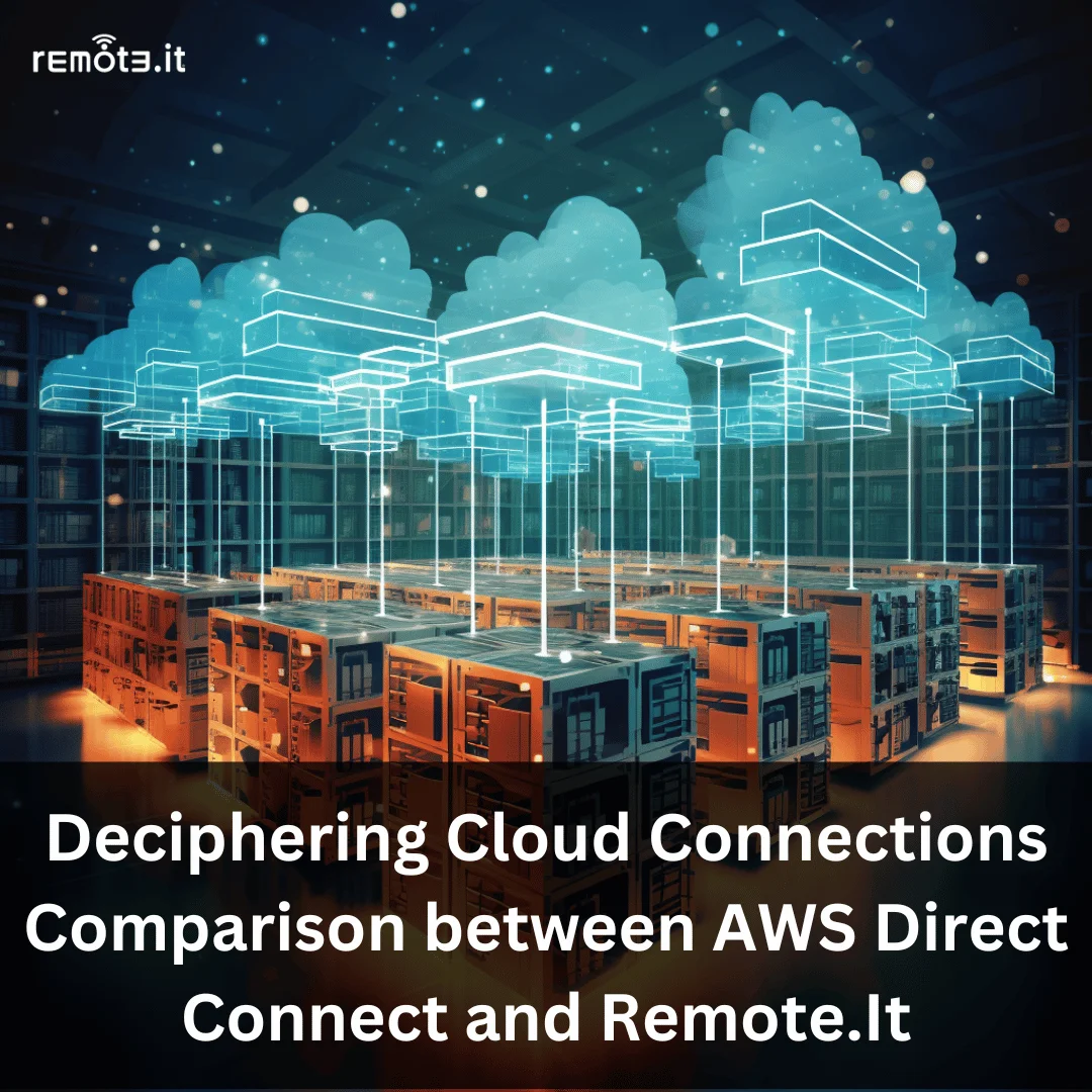 AWS VPCへのオンプレミスネットワーク接続を効率化するAWS Direct ConnectとRemote.Itの徹底比較をご覧ください。それぞれの利点、課題、コスト、ユースケースについて学び、ネットワーク接続のニーズに応じて最適な選択をしましょう。