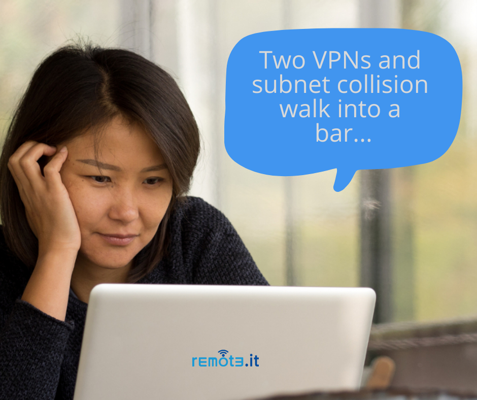ネットワークに精通していなくても、複数のVPN要件とサブネットの衝突を共存させることができる。