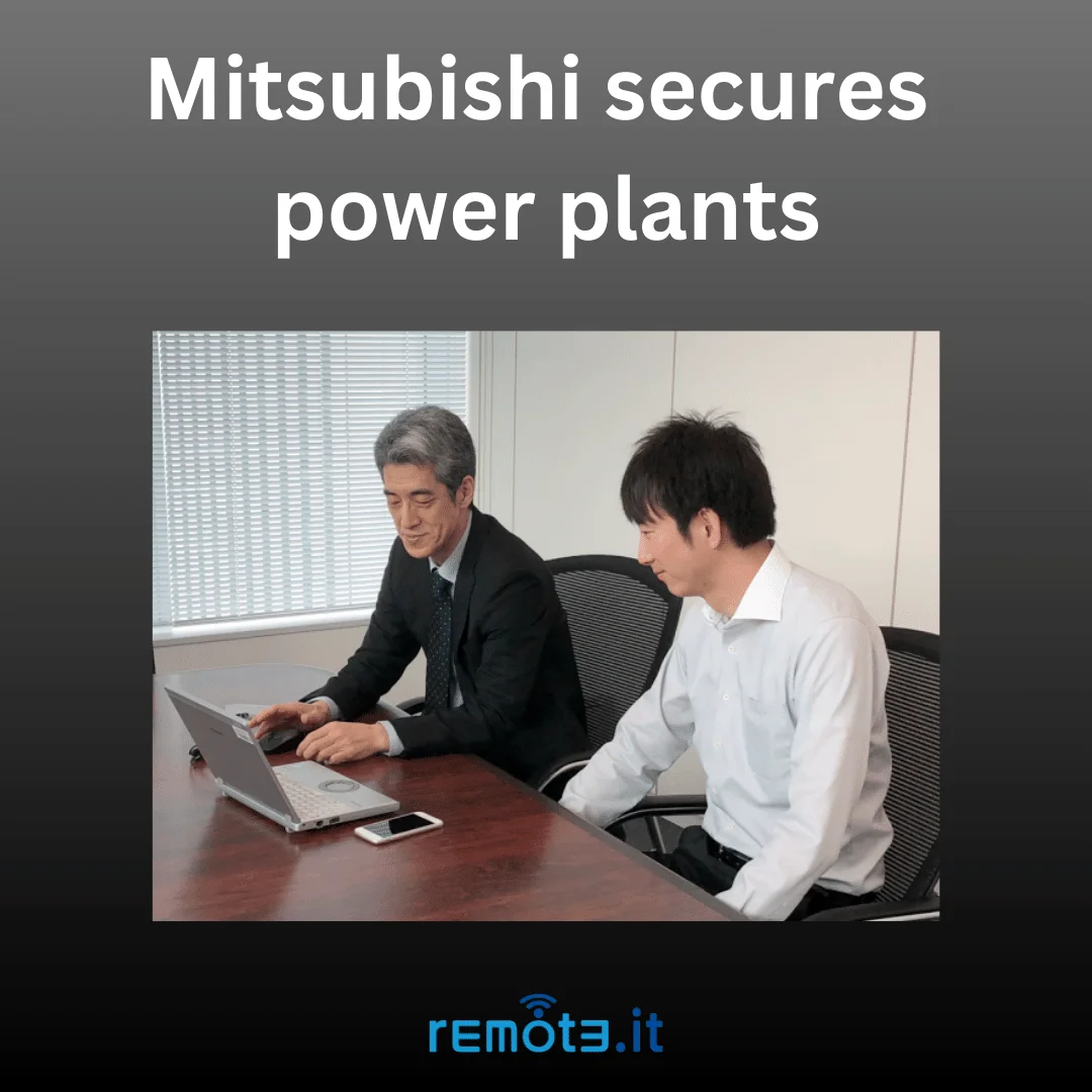 リモート.イットを遠隔機器監視に採用した三菱重工社員
