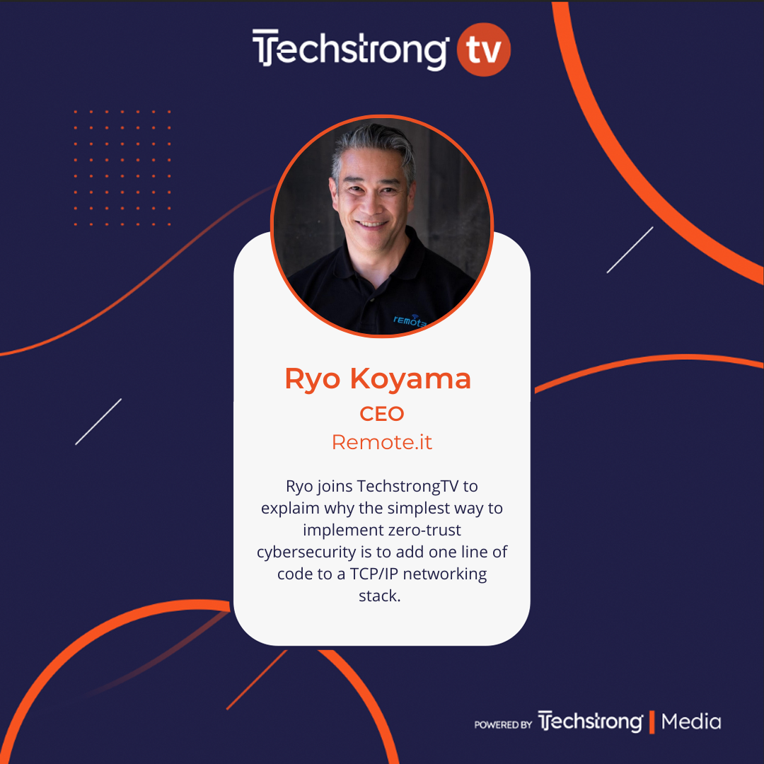 Remote.ItのCEOであるRyo KOYAMAは、ゼロ・トラスト・サイバーセキュリティを実現する最もシンプルな方法は、TCP/IPネットワーク・スタックに1行のコードを追加することである、と説明します。
